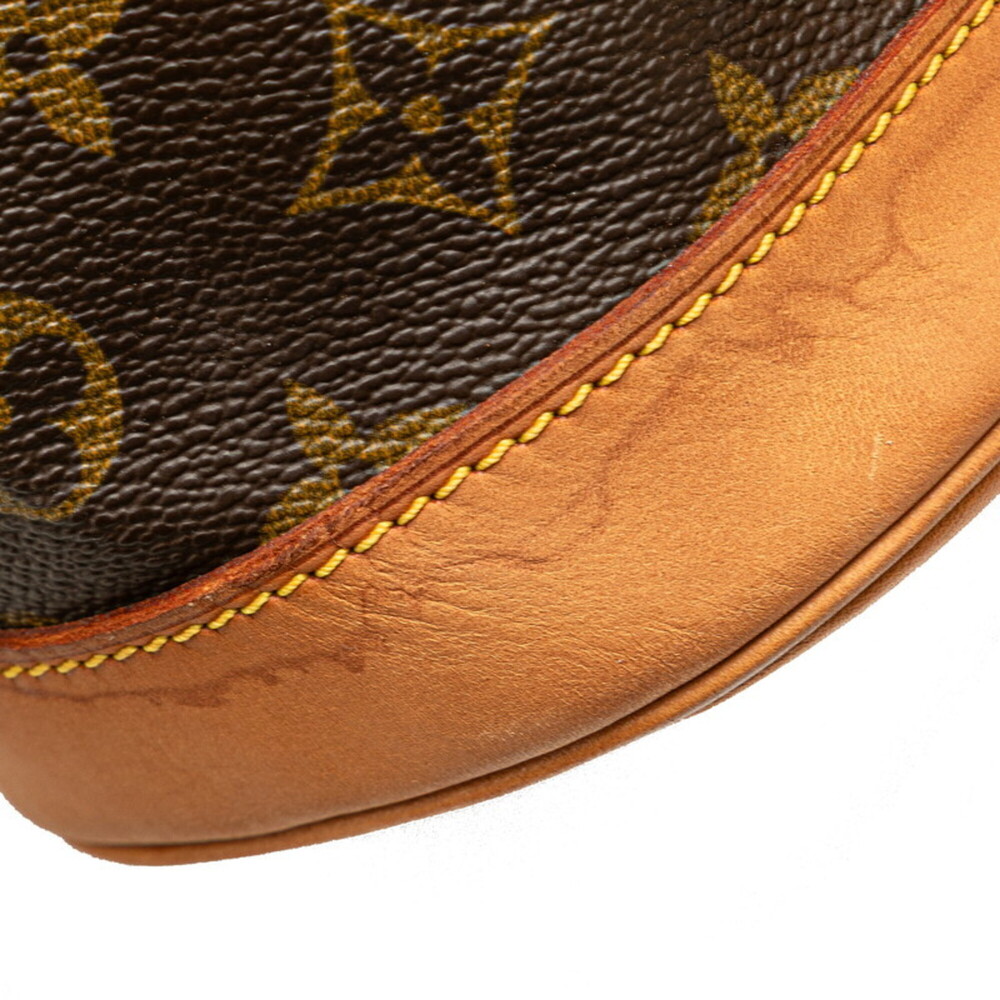 LOUIS VUITTON Authentic Brown Monogram Leather Backpack - Picture 7 of 11